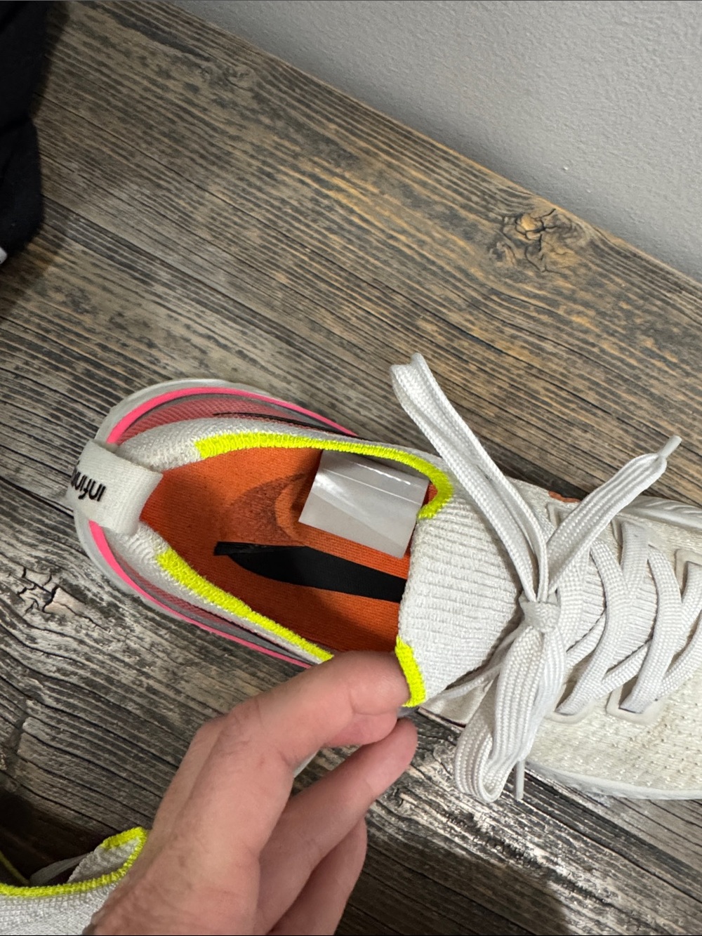 Nike Women’s react Running Shoes — White with Pink accent - size 8.5 (fit 8) - Picture 11 of 11